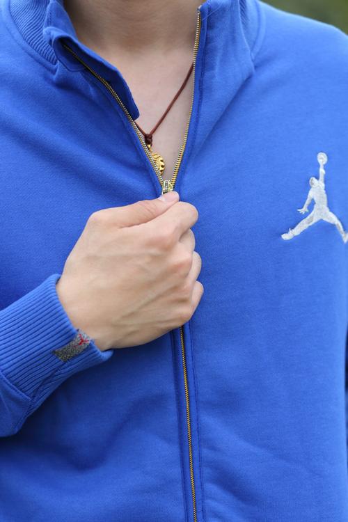 Air Jordan x 韦德立领拉链外套 蓝色风暴中的街头经典